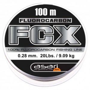 Fluorocarbono Asari FCX 100m 0,28MM Hilo de Pesca
