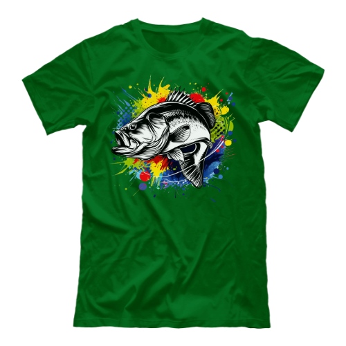 Camiseta de pesca Black Bass hombre
