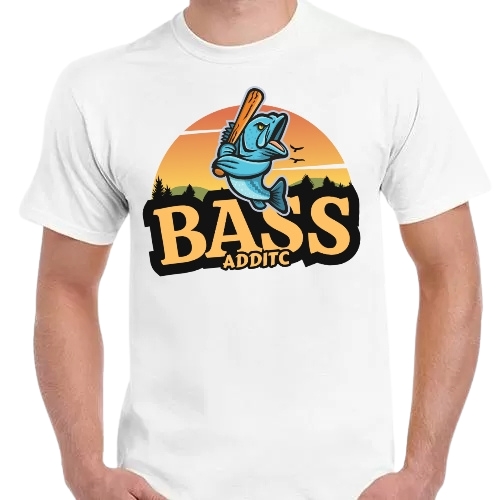 camiseta de pesca hombre